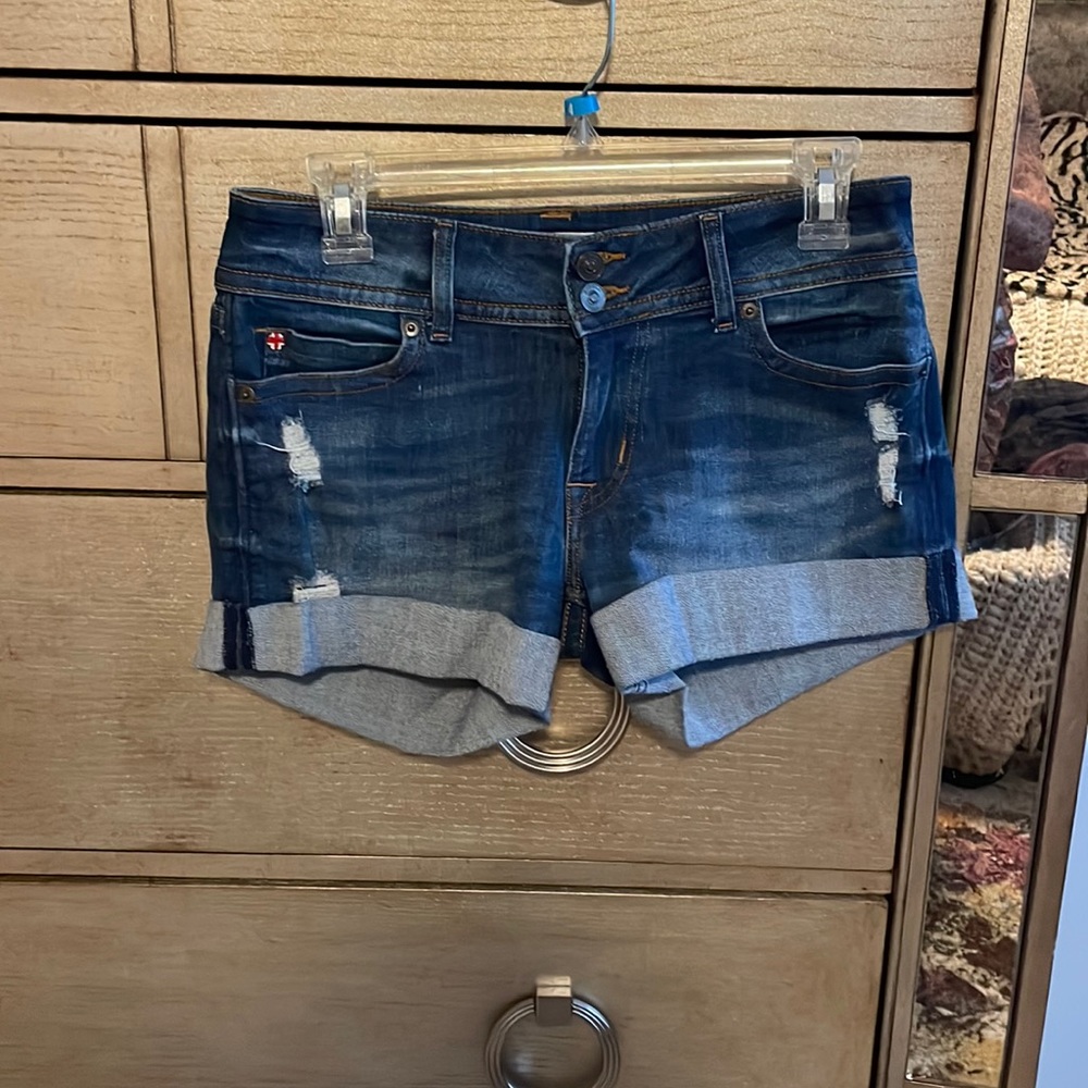 Hudson Distressed Ruby Short, Size 27 - image 2